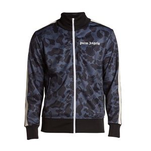 NWT Palm Angles Night Camo Print Track Jacket Jogger Set